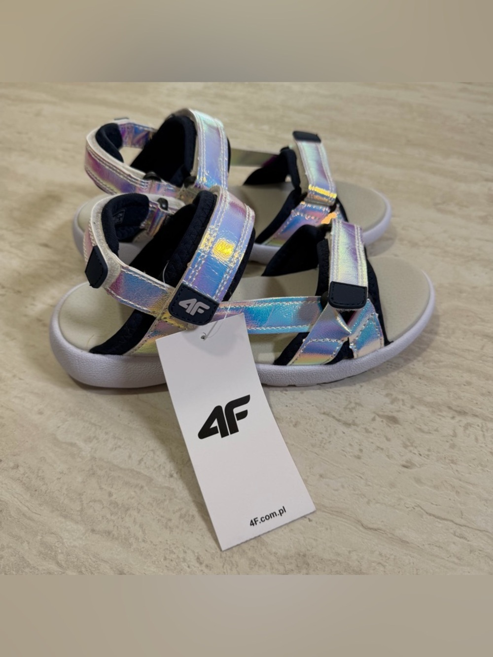 NWT 4F Little Girl Sandals *2.5 - Picture 6 of 7